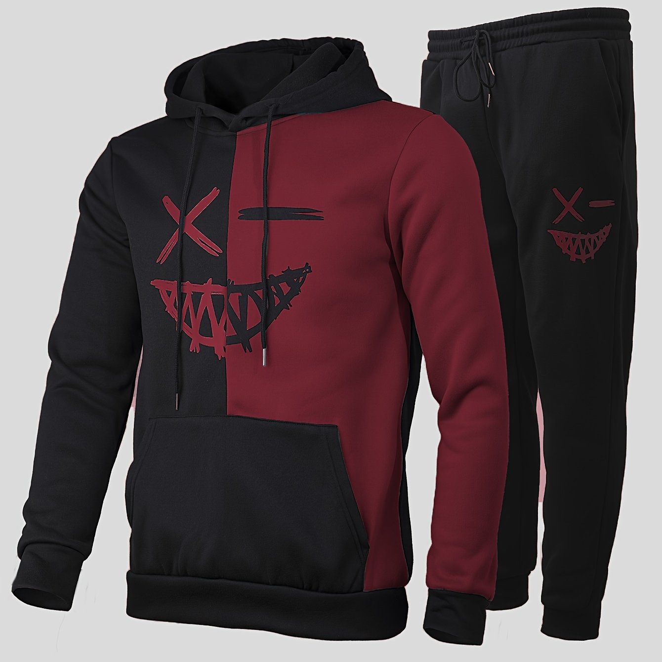 Tracksuit Set Hooded Top Matching Joggers
