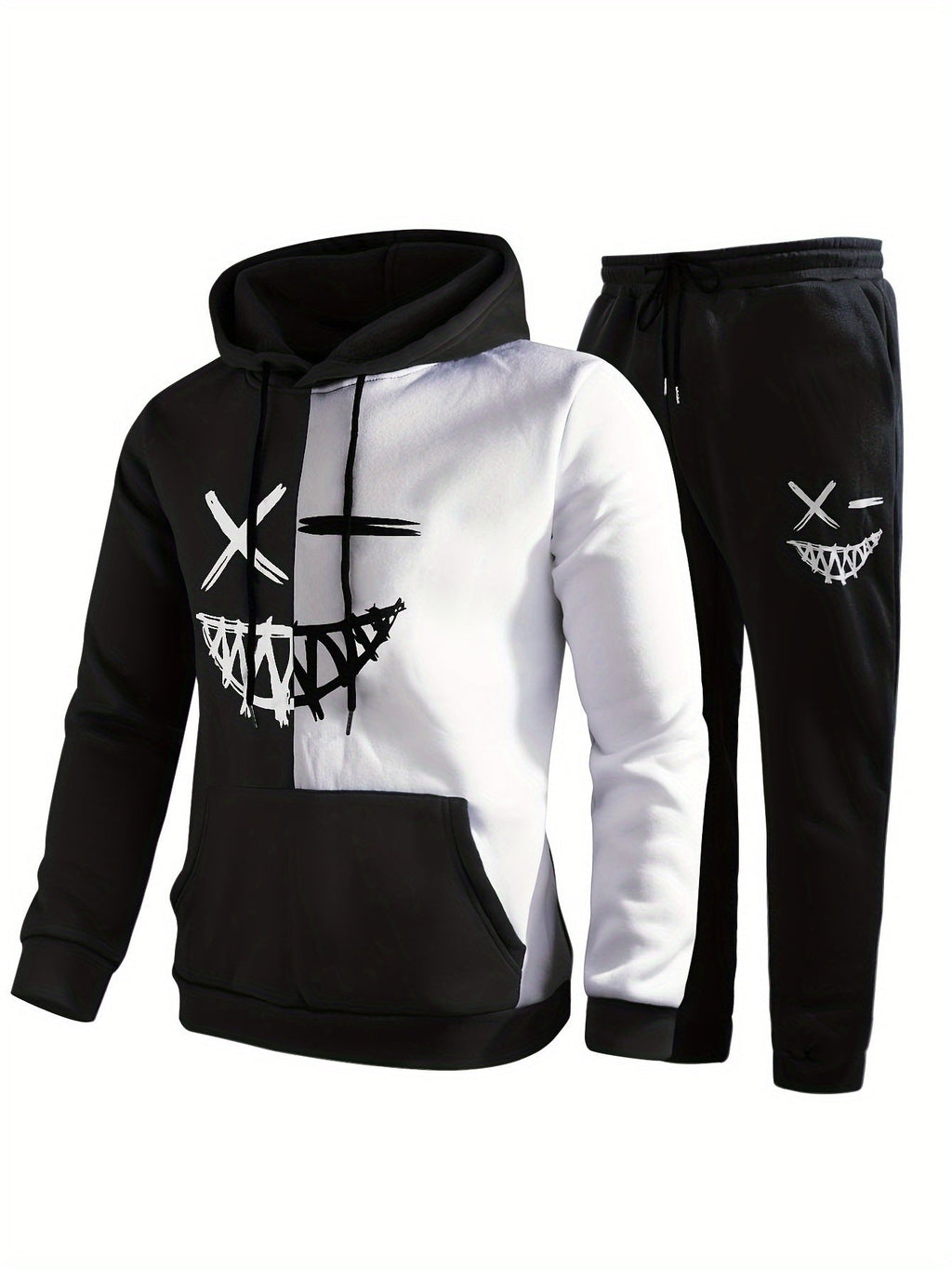 Tracksuit Set Hooded Top Matching Joggers