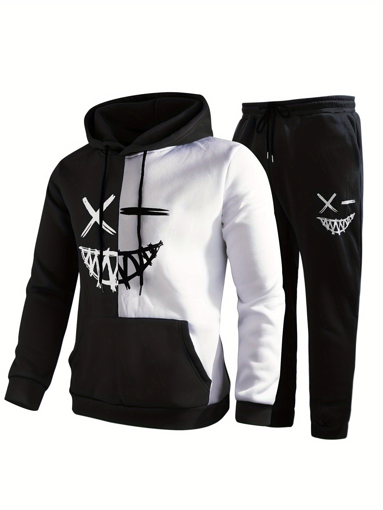 Tracksuit Set Hooded Top Matching Joggers