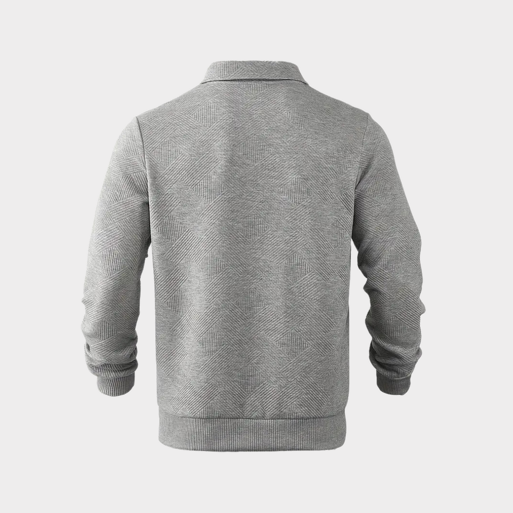 Quarter Zip Jumper Loose Comfortable Fit