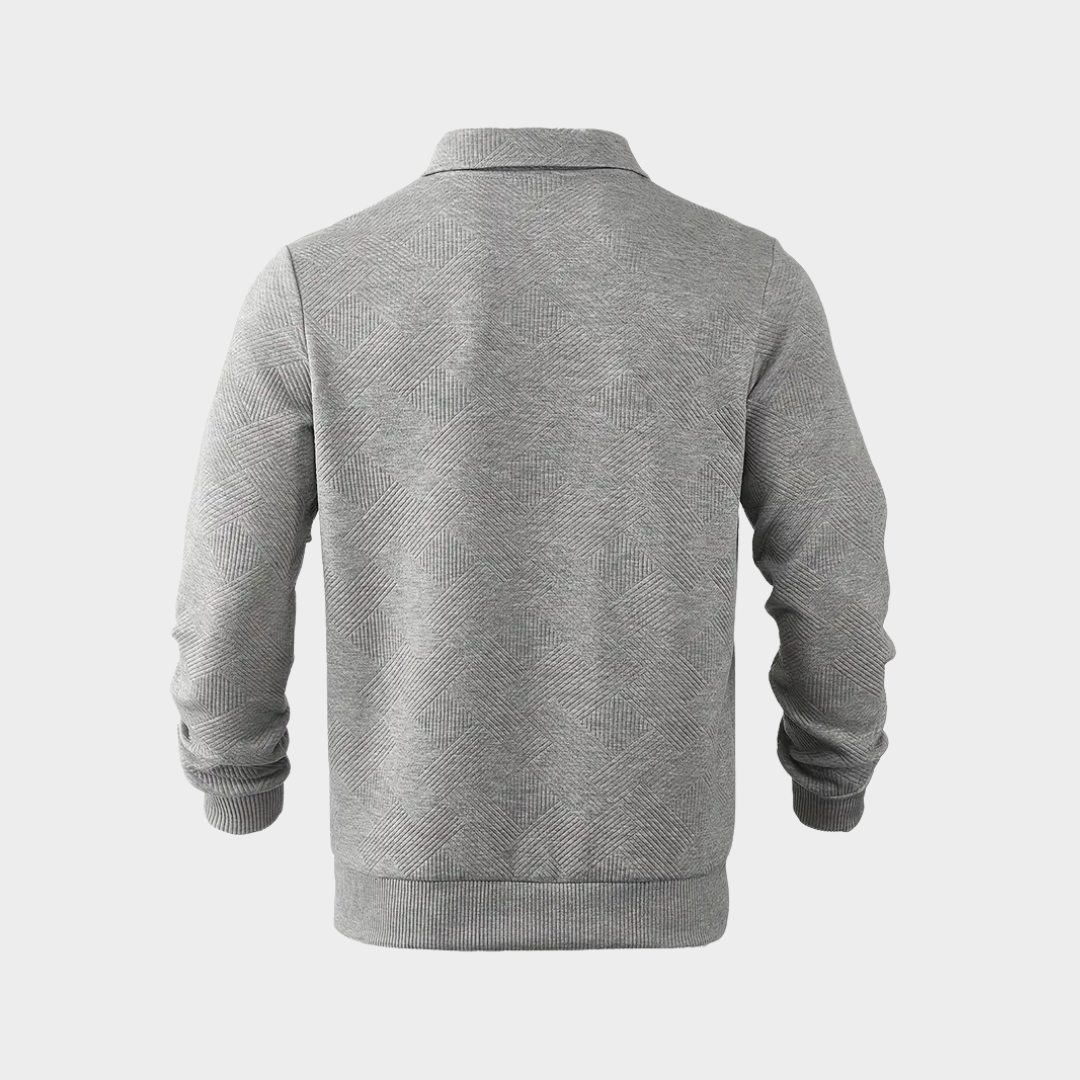Quarter Zip Jumper Loose Comfortable Fit