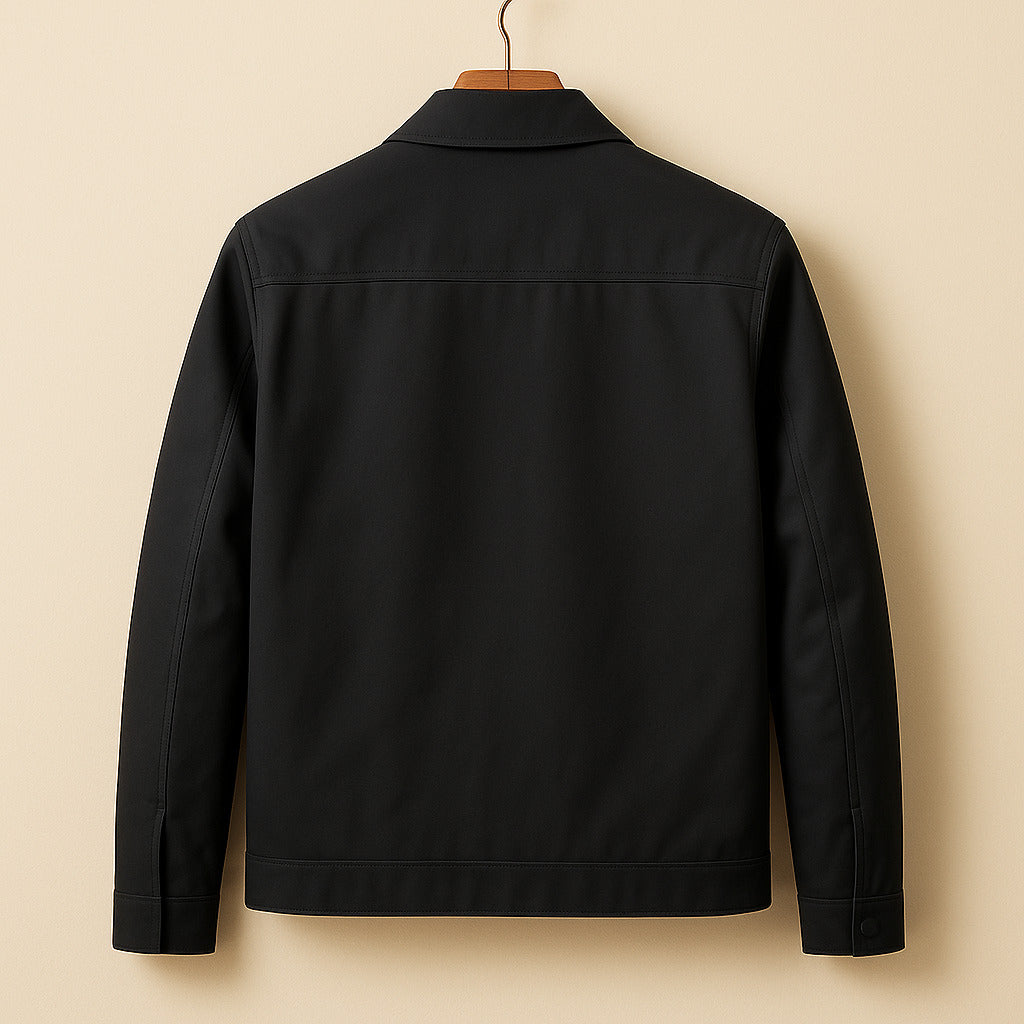 Lined Jacket Warm Casual Zip Front