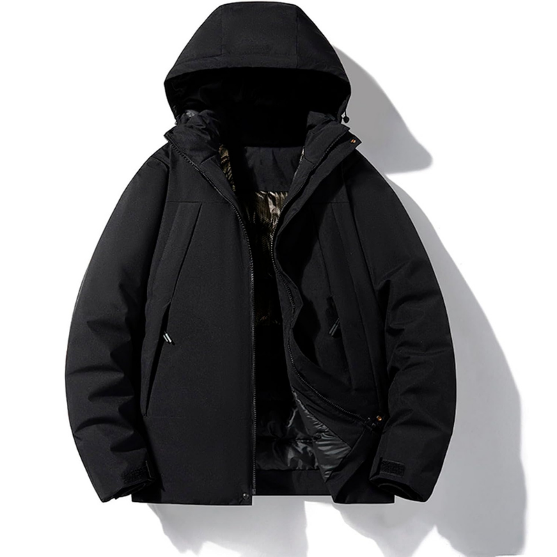 Hooded Ski Jacket Windproof Warm