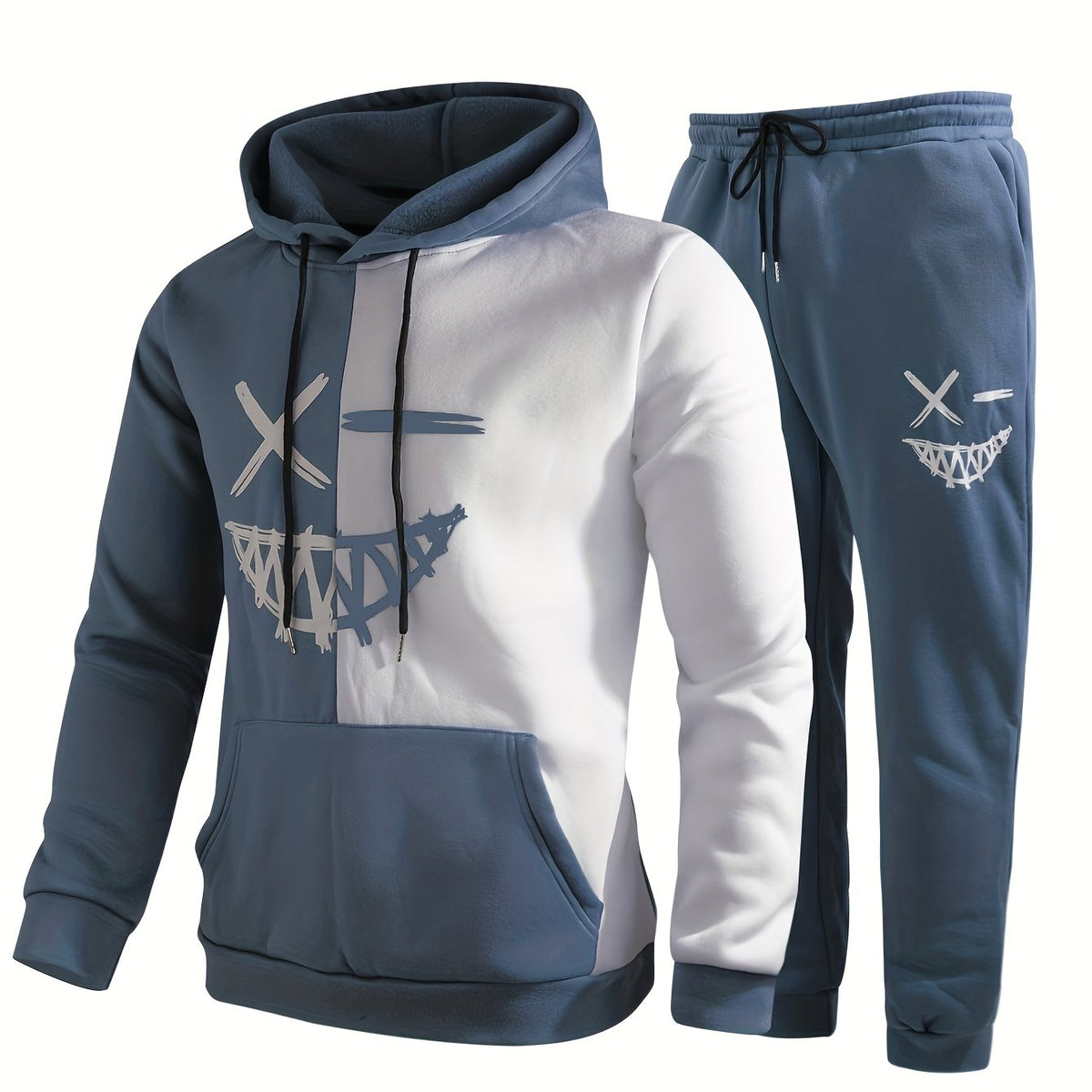 Tracksuit Set Hooded Top Matching Joggers
