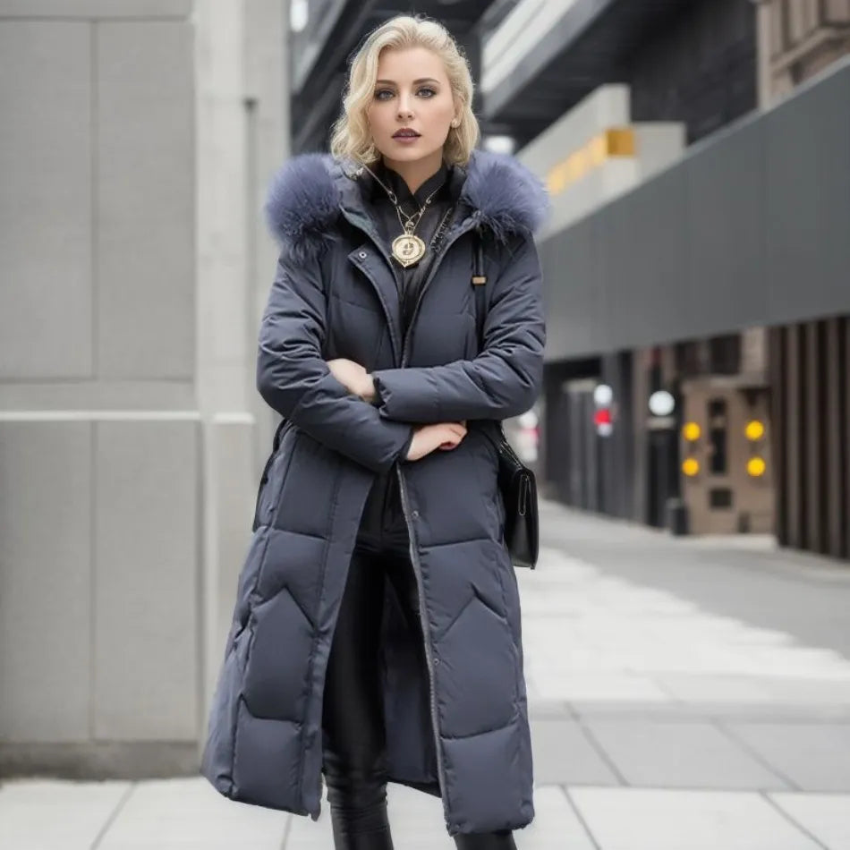 Extended Winter Coat Longline Warm