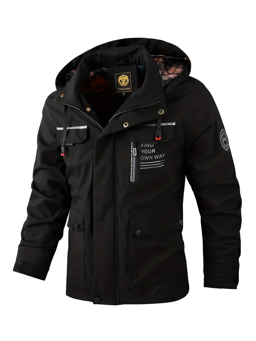 Winter Jacket Waterproof Insulated Adjustable Hood
