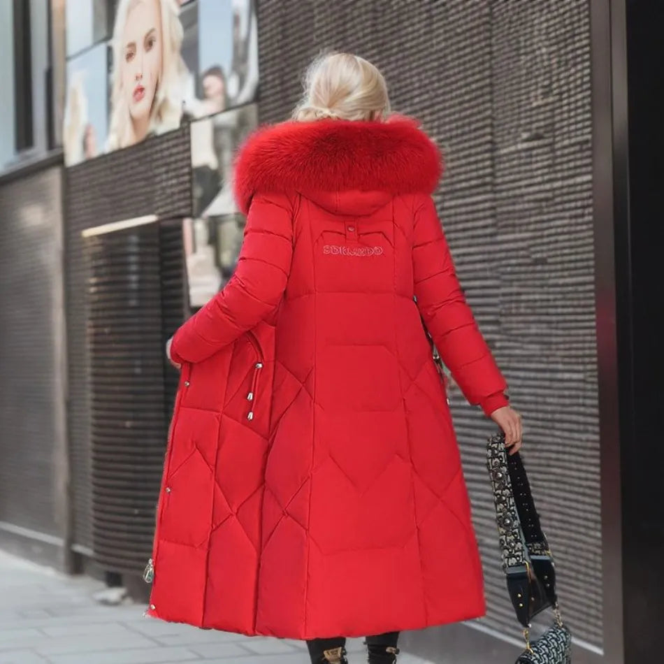 Extended longline winter coat, product photo