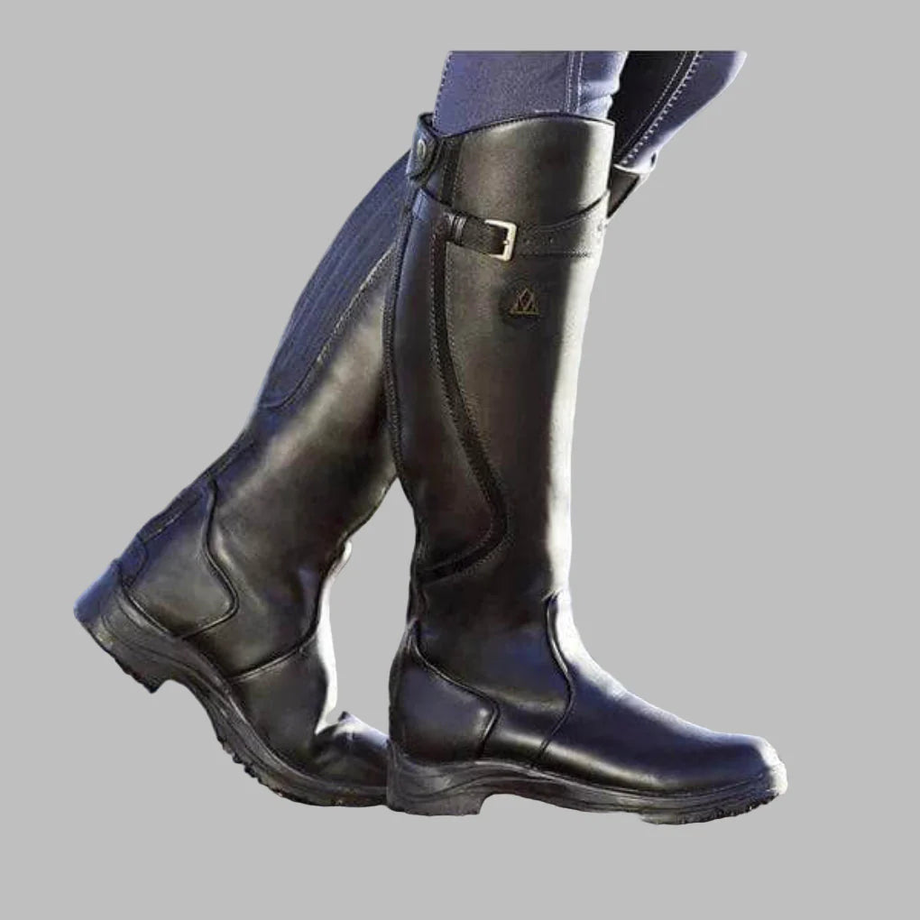 Boots Leather Arch Support Cushioned Fit