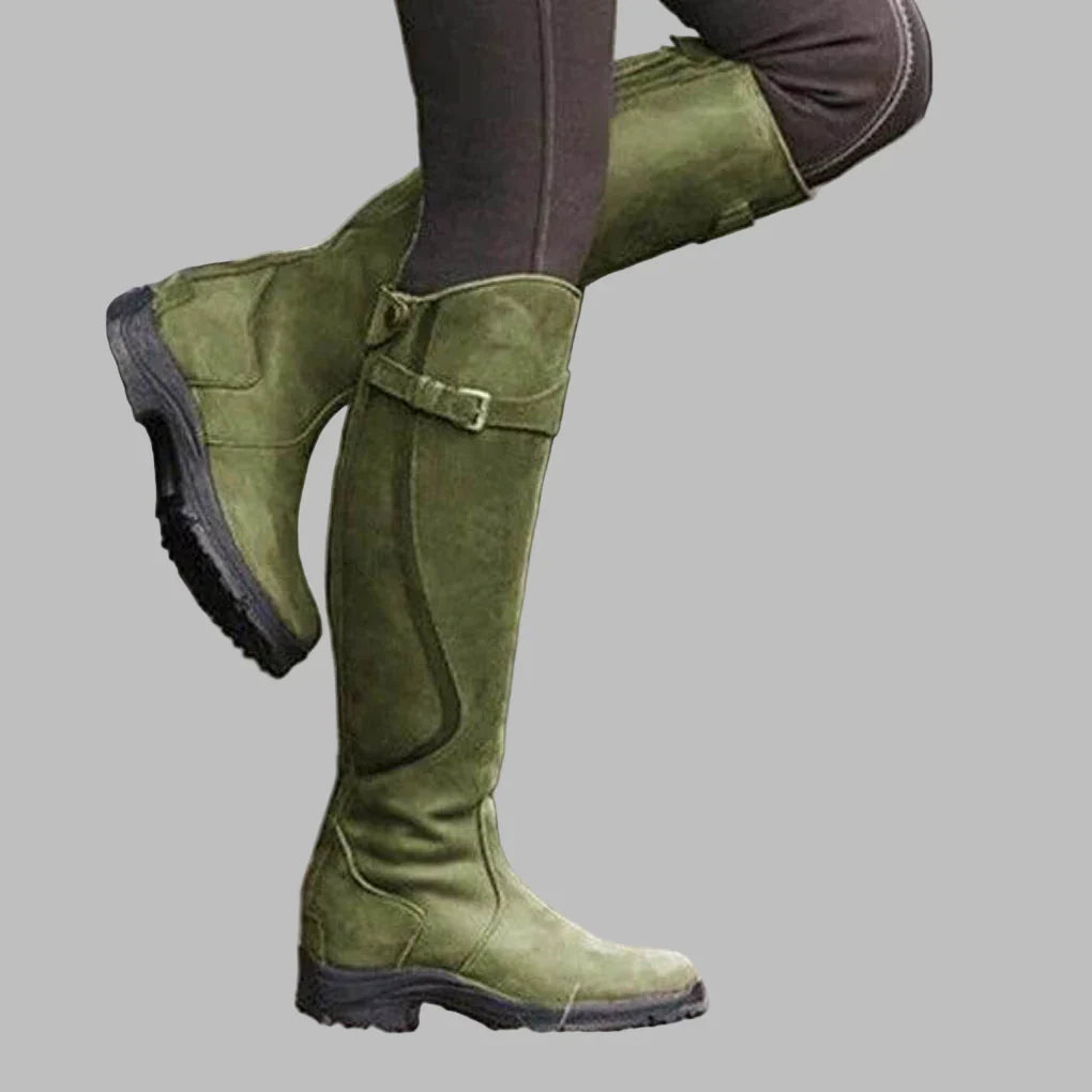 Boots Leather Arch Support Cushioned Fit