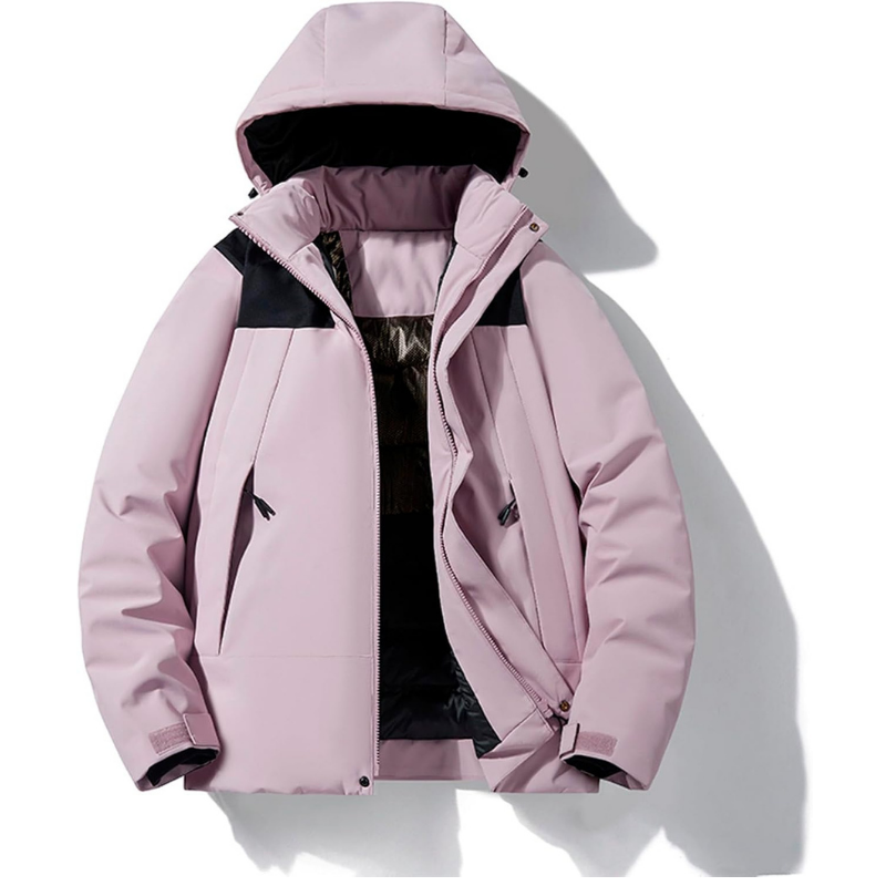 Hooded Ski Jacket Windproof Warm