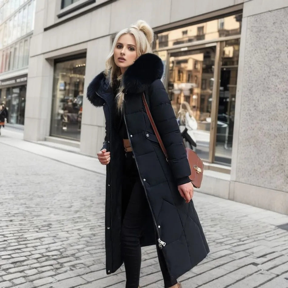 Extended Winter Coat Longline Warm