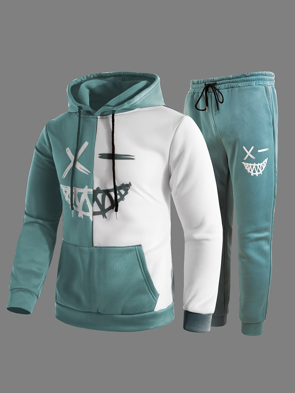 Tracksuit Set Hooded Top Matching Joggers