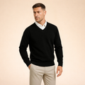 Jumper Soft Knit V Neck Classic