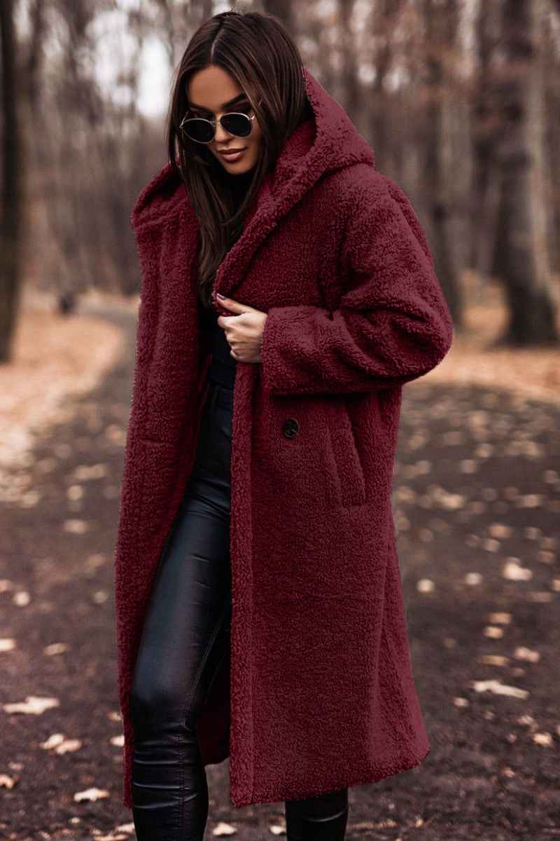 Wool-Look Coat Elegant Warm Cosy