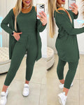 Three Piece Lounge Set Tank Coat Trousers