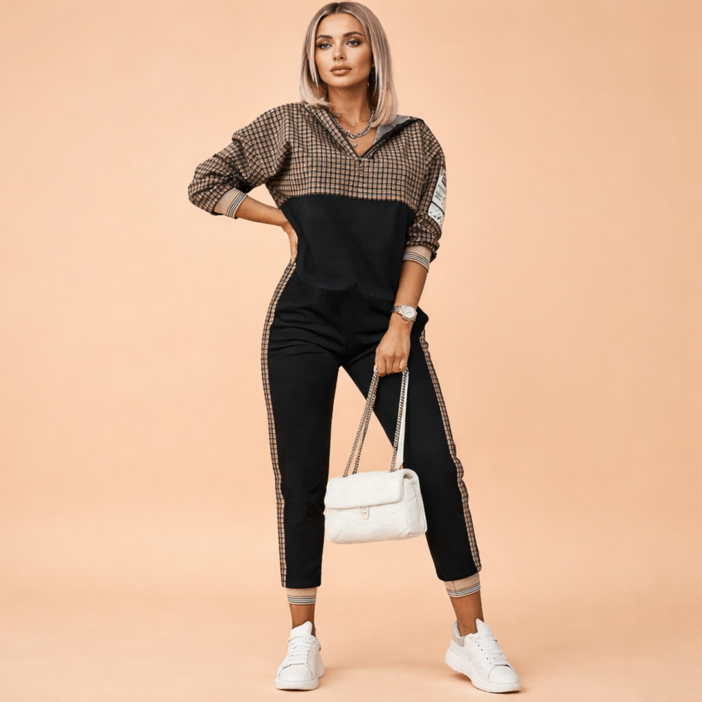 Two-Piece Tracksuit Stylish Comfortable Loungewear