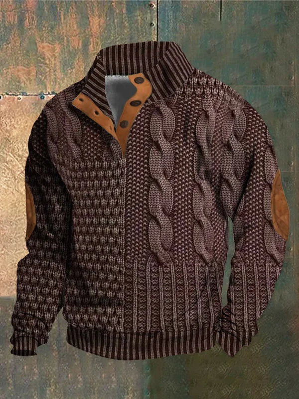 Patterned Knit Jumper Soft Warm Everyday