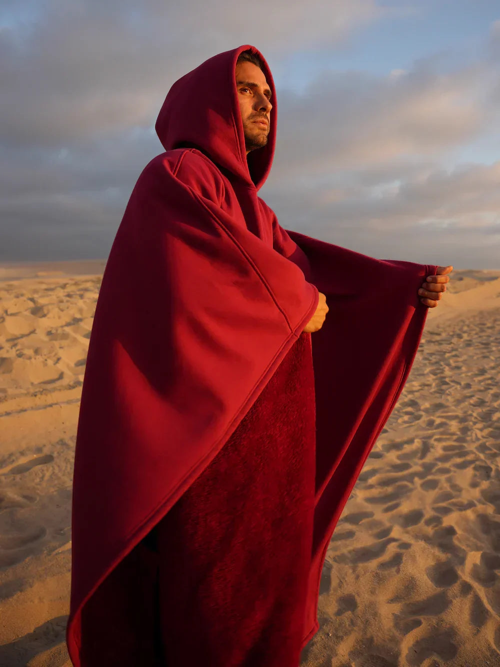 Hooded Blanket Oversized Soft Fleece Cocoon