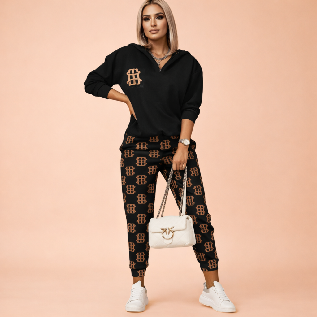 Two-Piece Tracksuit Stylish Comfortable Loungewear