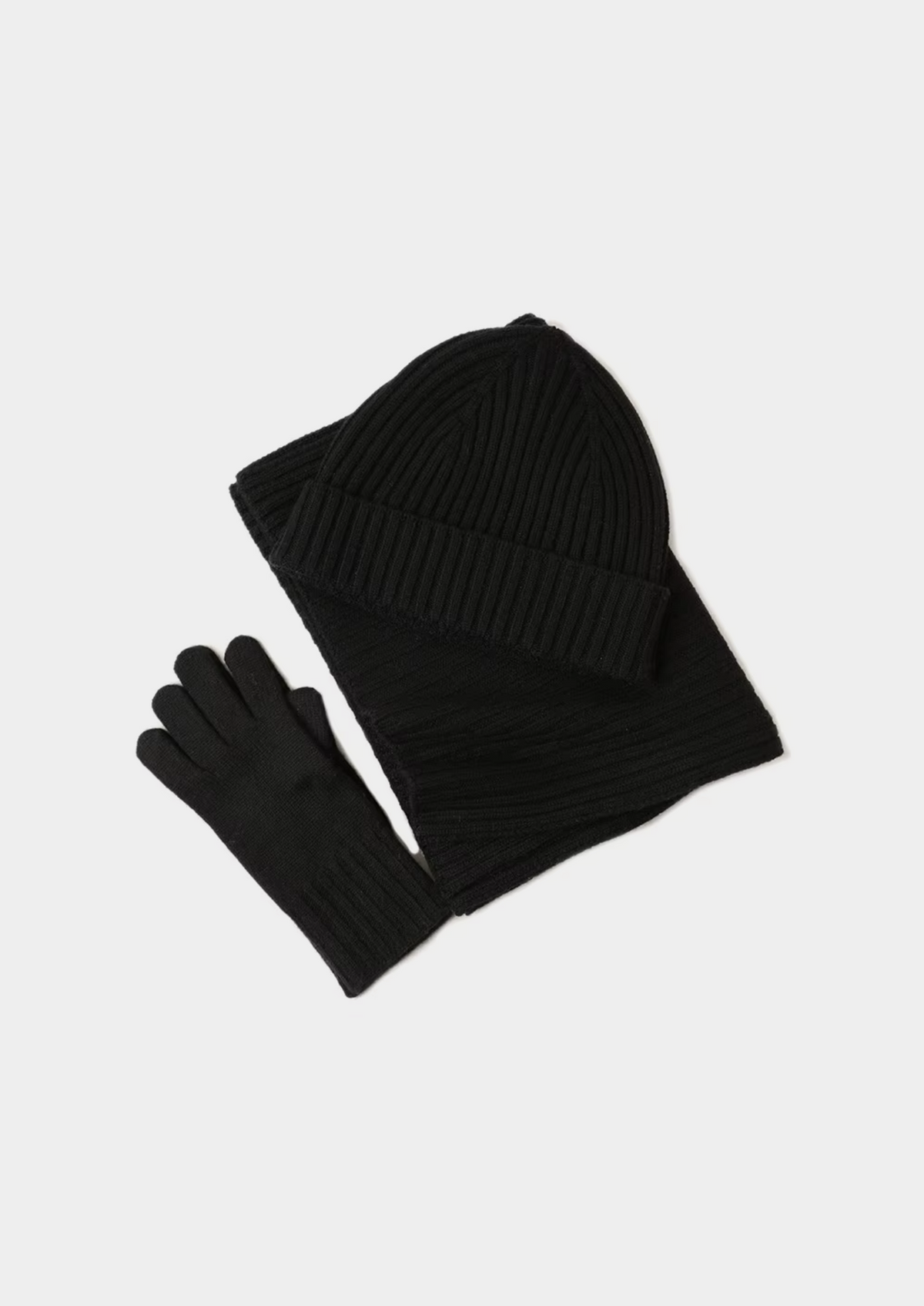 Soft knit winter accessories set, product photo