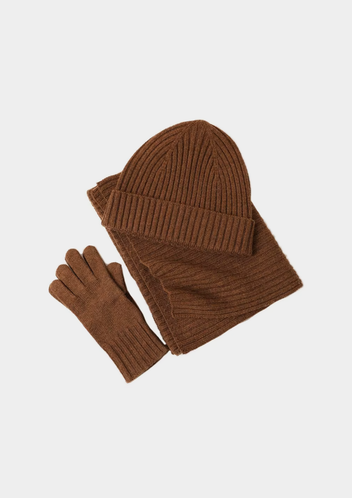 Soft knit winter accessories set, product photo