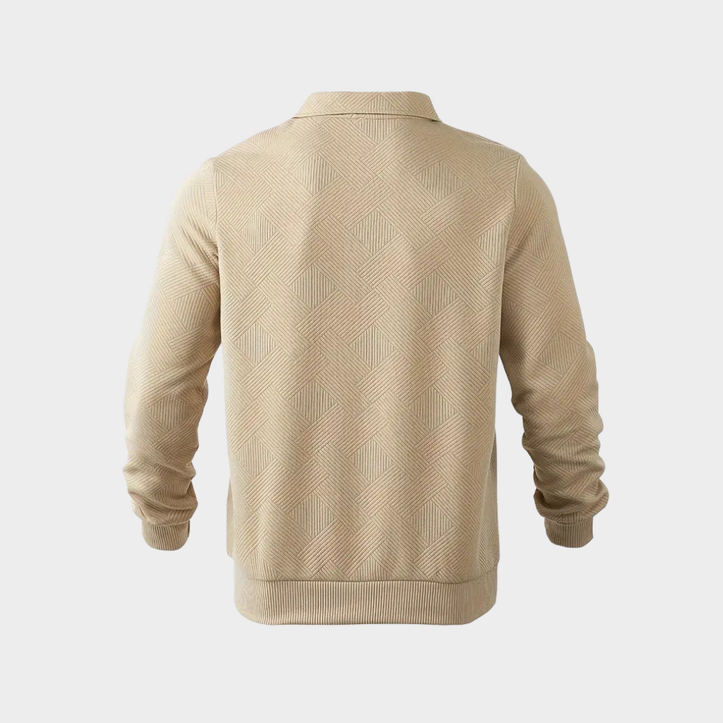 Quarter Zip Jumper Loose Comfortable Fit