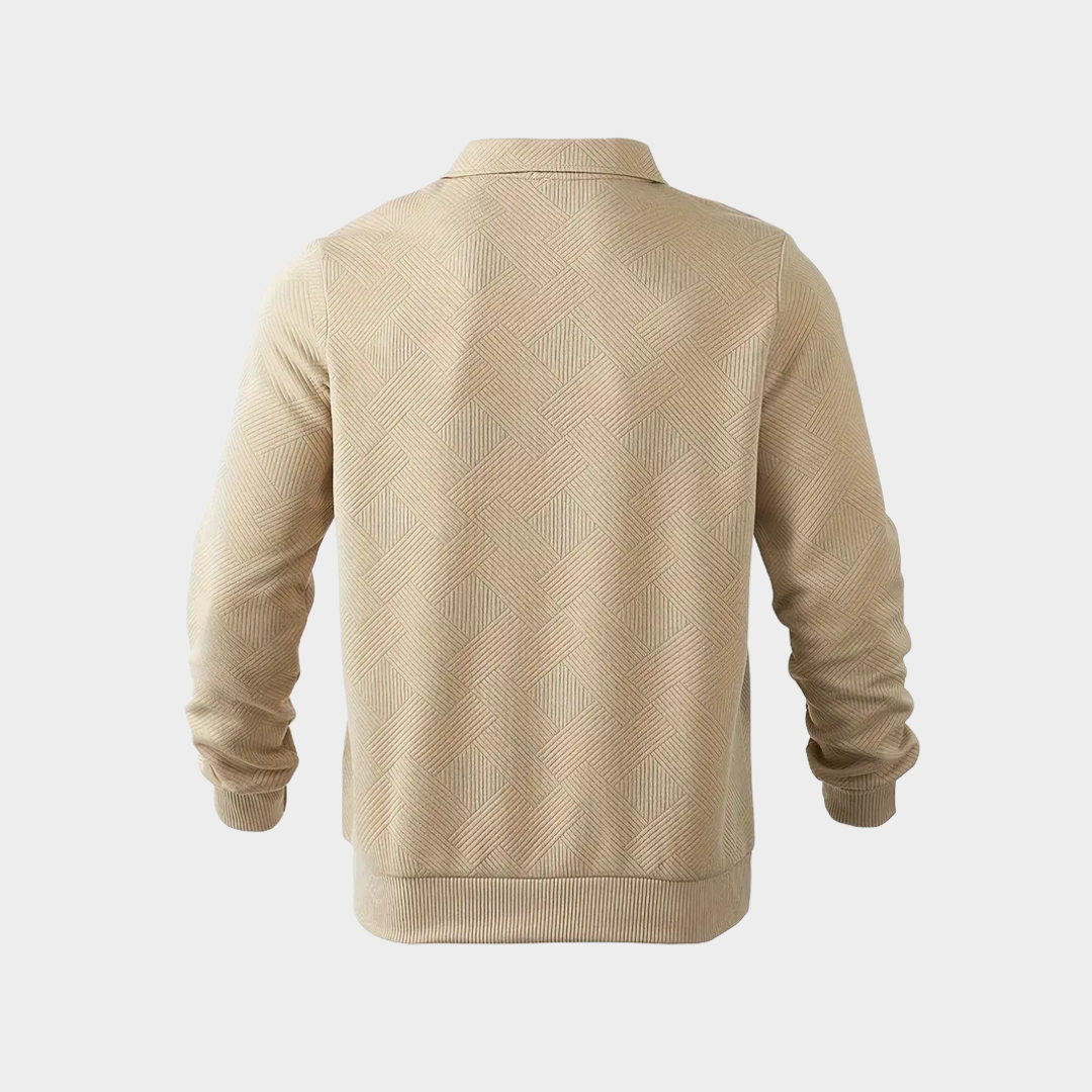 Quarter Zip Jumper Loose Comfortable Fit