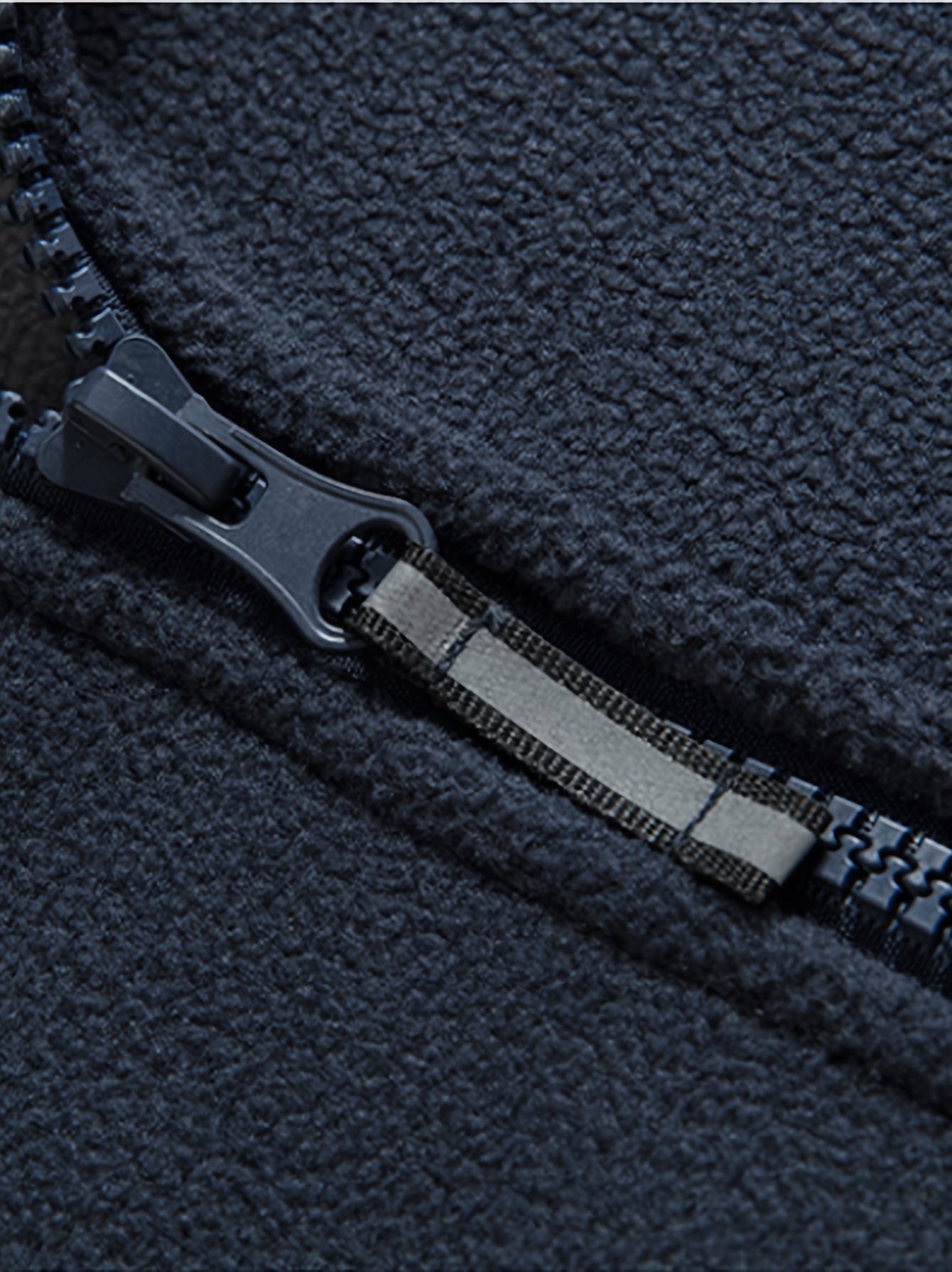 Fleece Jacket With High-Collar