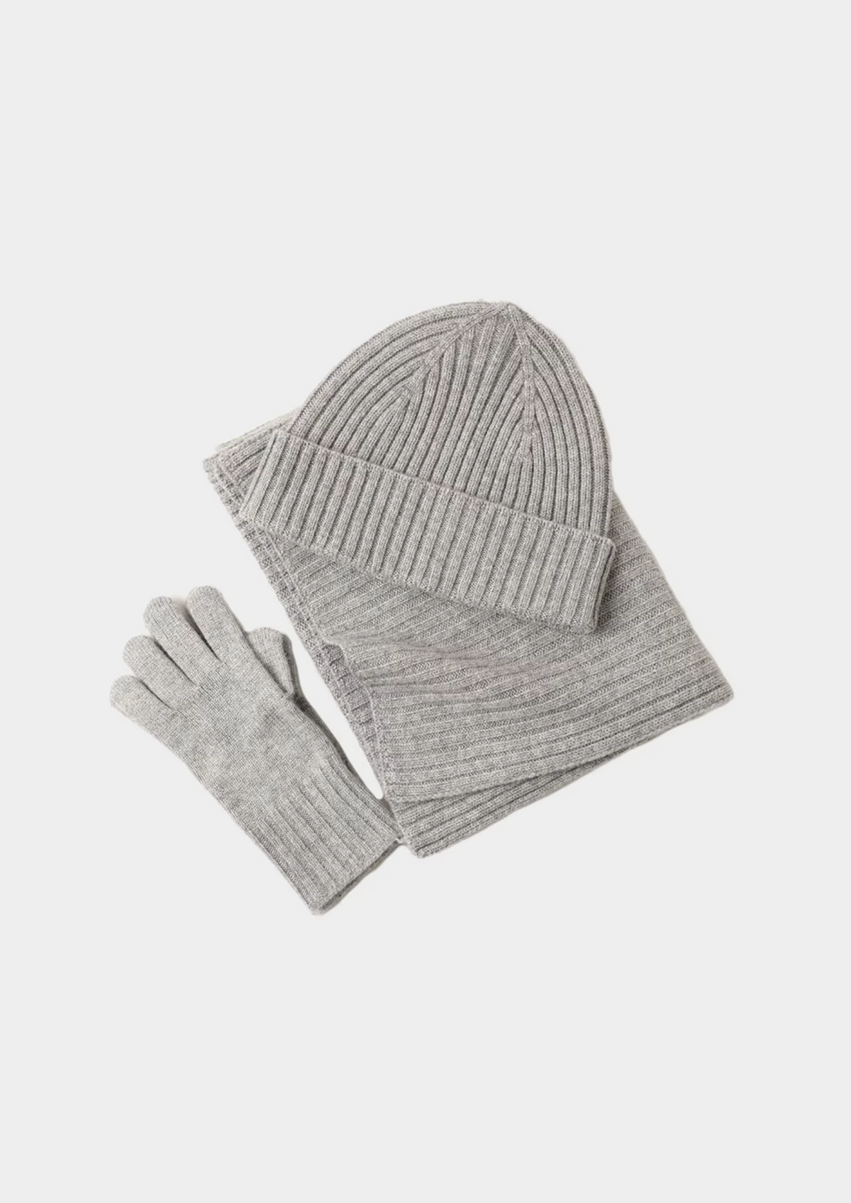 Soft knit winter accessories set, product photo