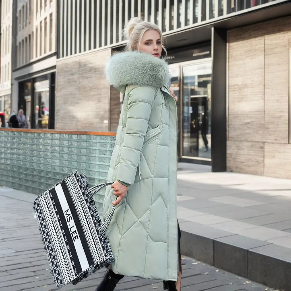 Extended Winter Coat Longline Warm