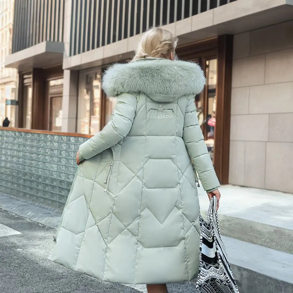 Extended longline winter coat, product photo