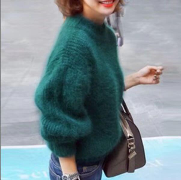 Loose Knit Jumper Soft Long-Sleeve