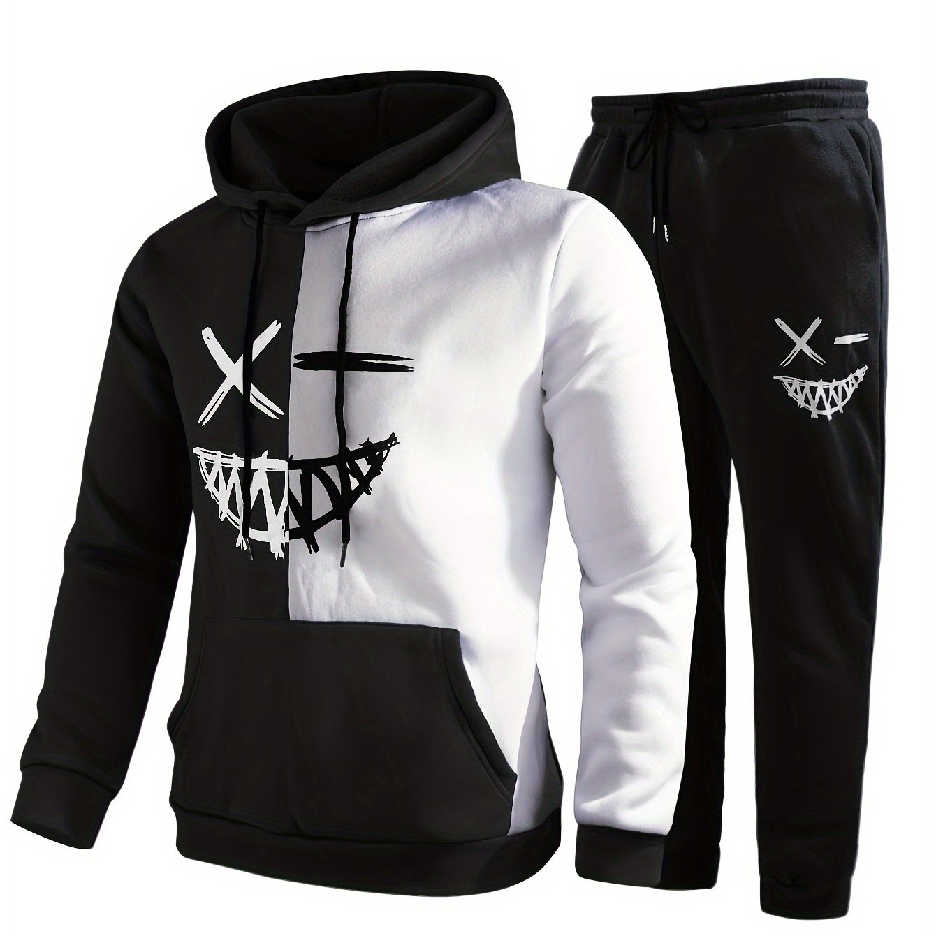 Tracksuit Set Hooded Top Matching Joggers