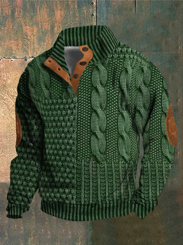 Patterned Knit Jumper Soft Warm Everyday