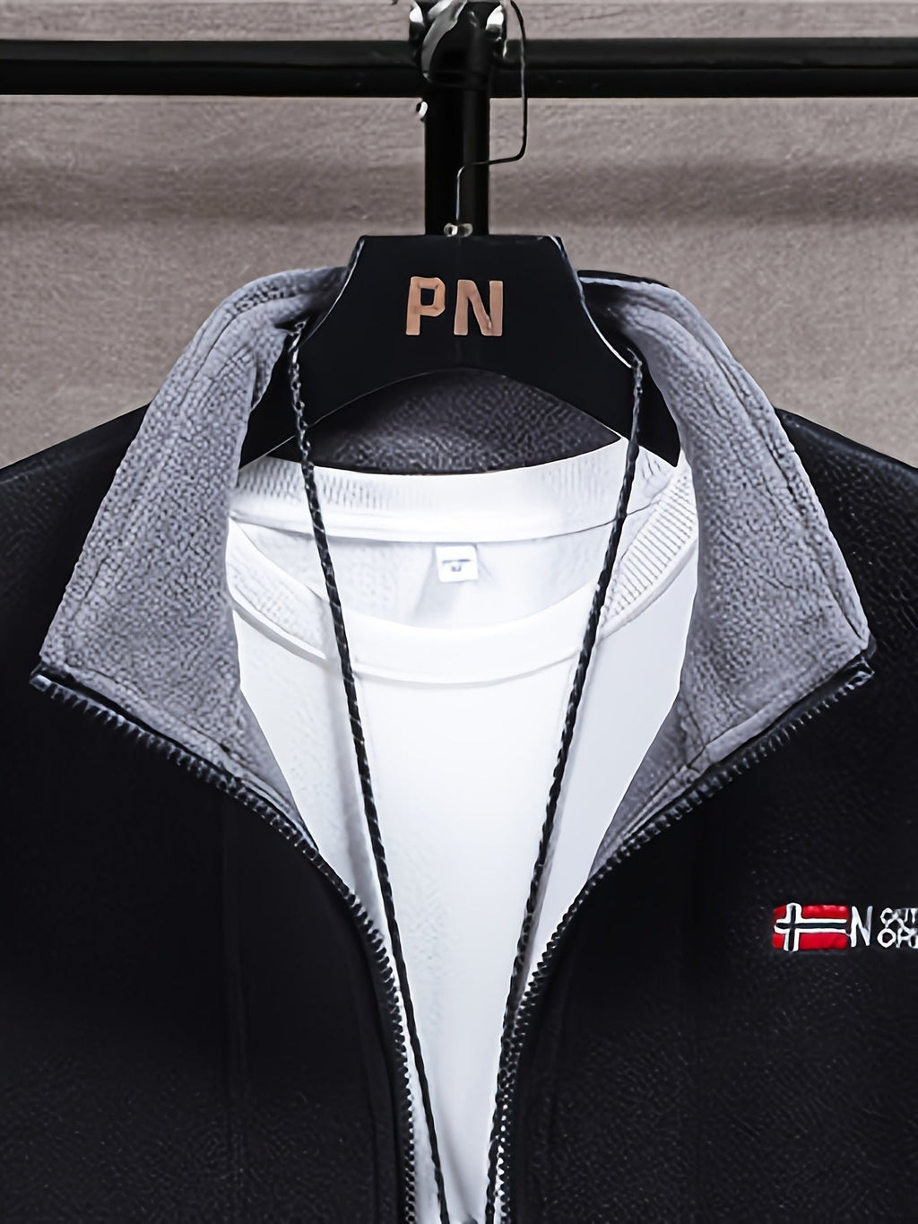Fleece Jacket With High-Collar