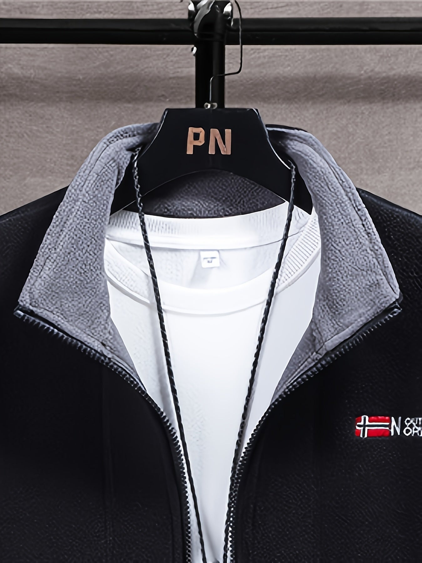 Fleece Jacket With High-Collar