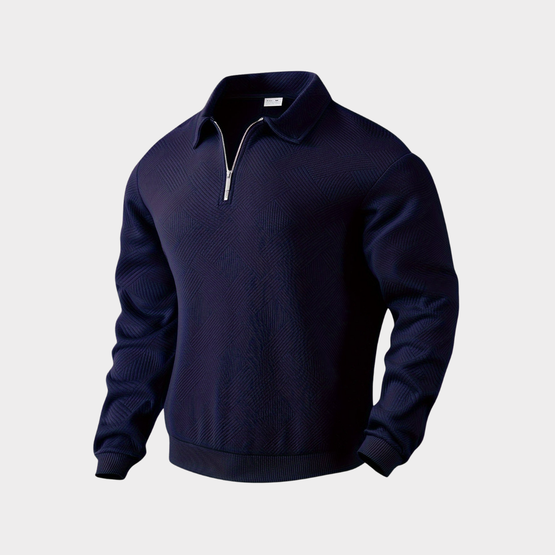 Quarter Zip Jumper Loose Comfortable Fit