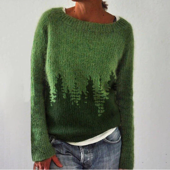 Vintage Knit Jumper Textured Warm Layer