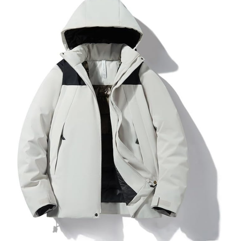 Hooded Ski Jacket Windproof Warm
