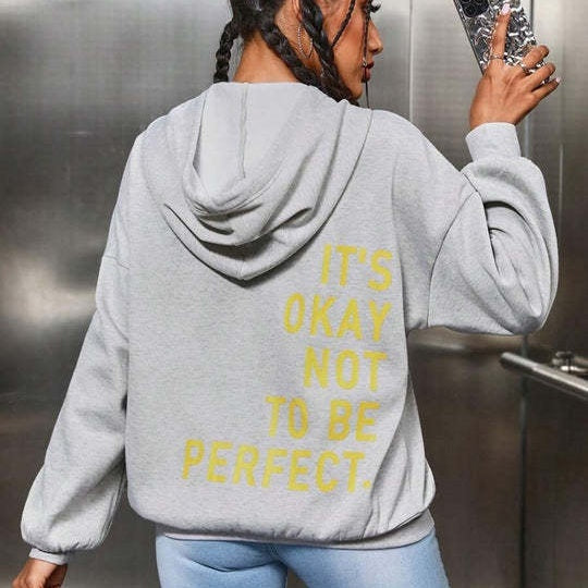 Back Print Hoodie Relaxed Fit