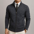 Zip-Front Cardigan Long-Sleeve Knit