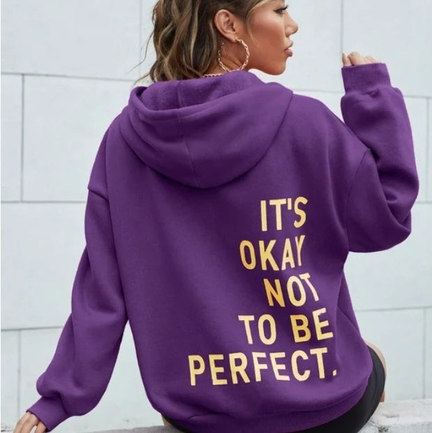 Back Print Hoodie Relaxed Fit