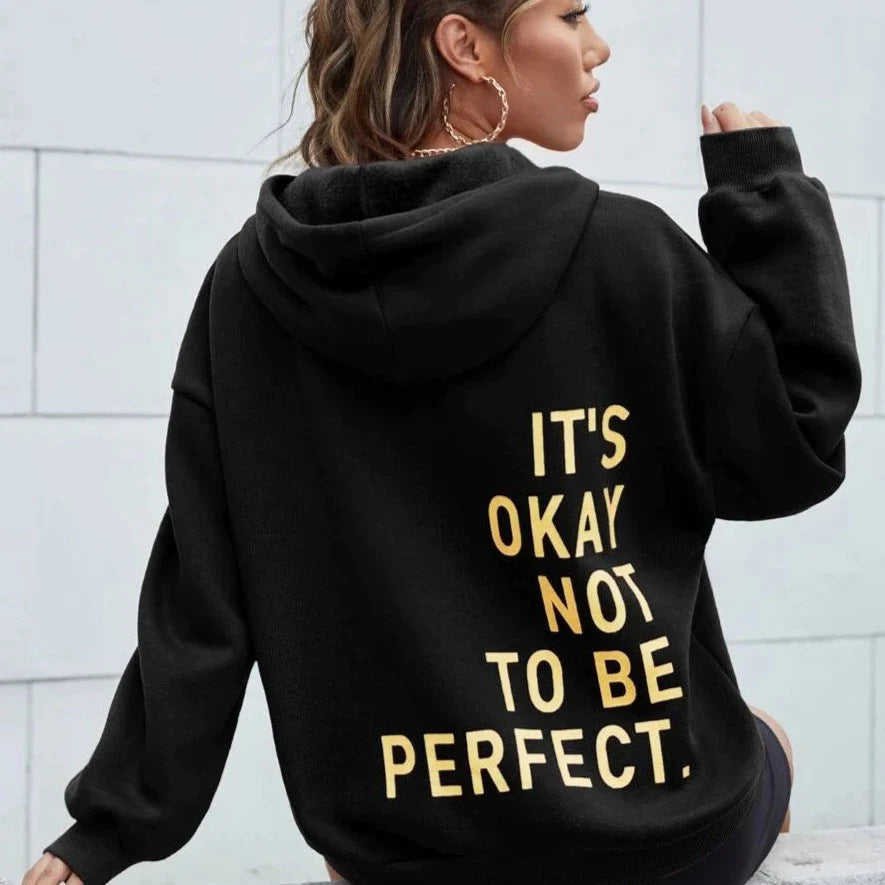 Back Print Hoodie Relaxed Fit