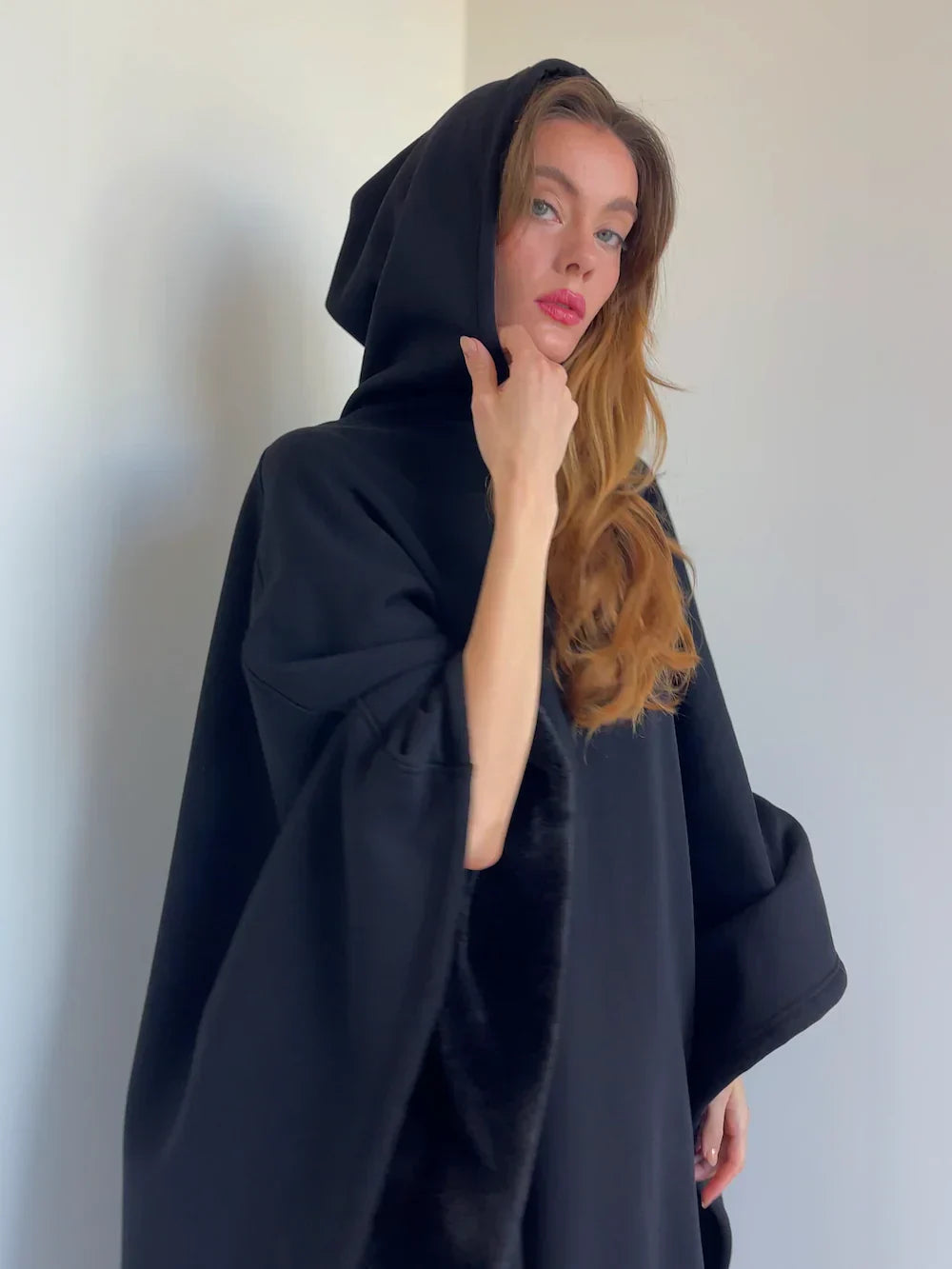 Hooded Blanket Oversized Soft Fleece Cocoon