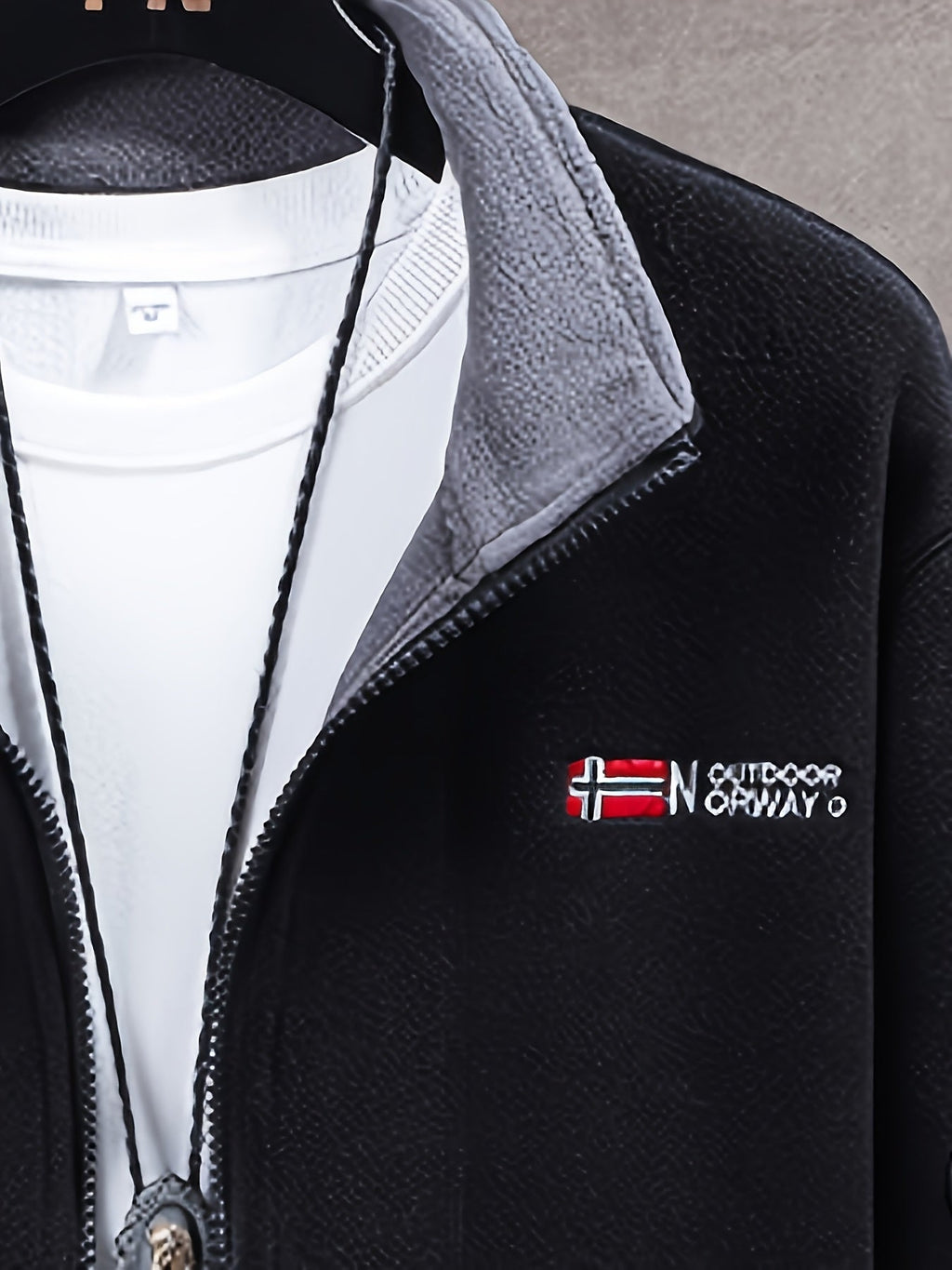 Fleece Jacket With High-Collar