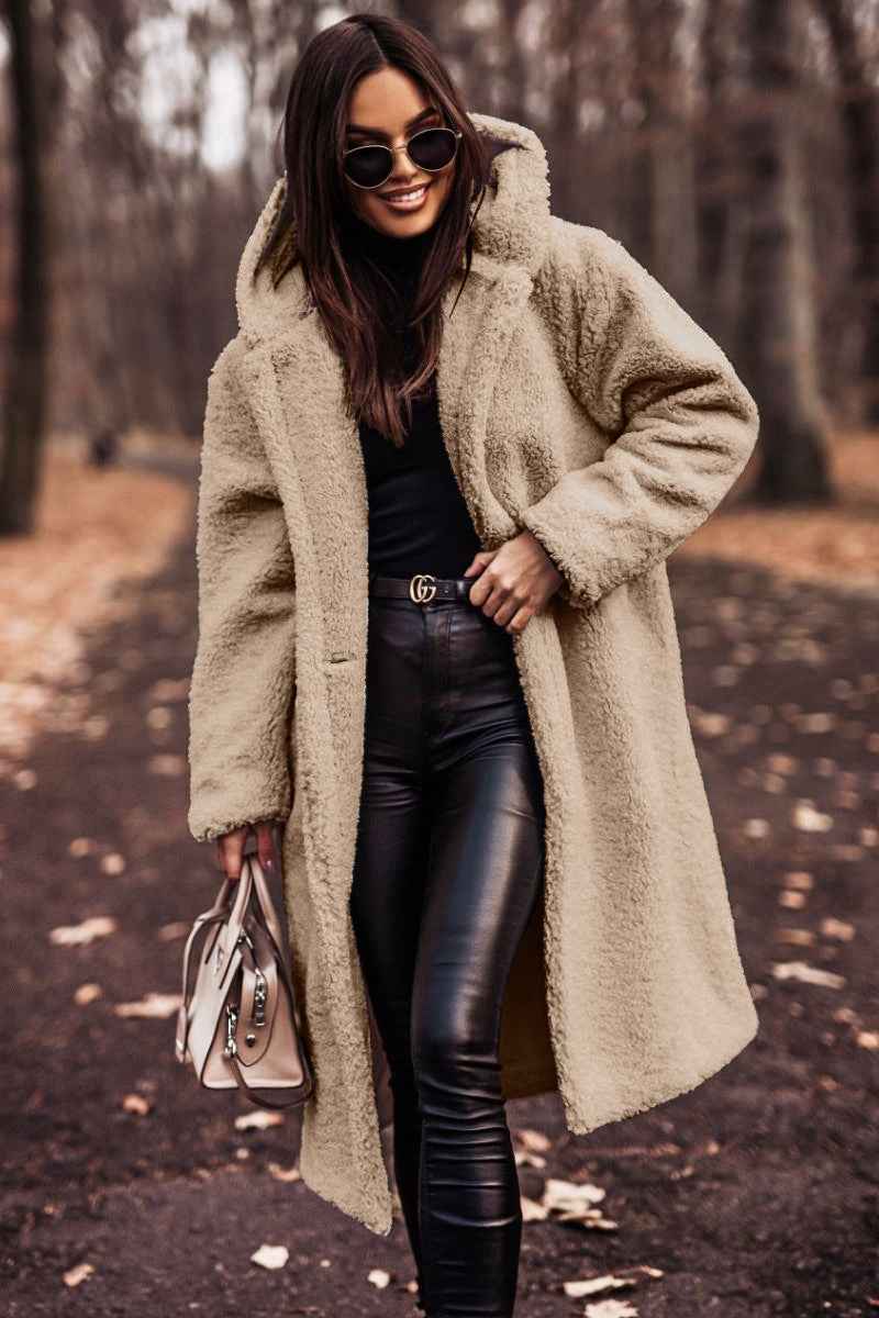 Wool-Look Coat Elegant Warm Cosy