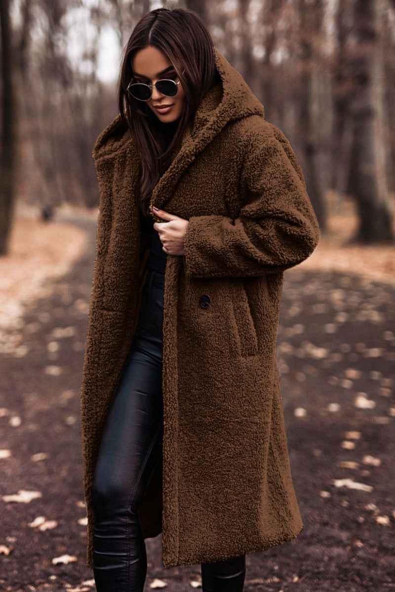 Wool-Look Coat Elegant Warm Cosy