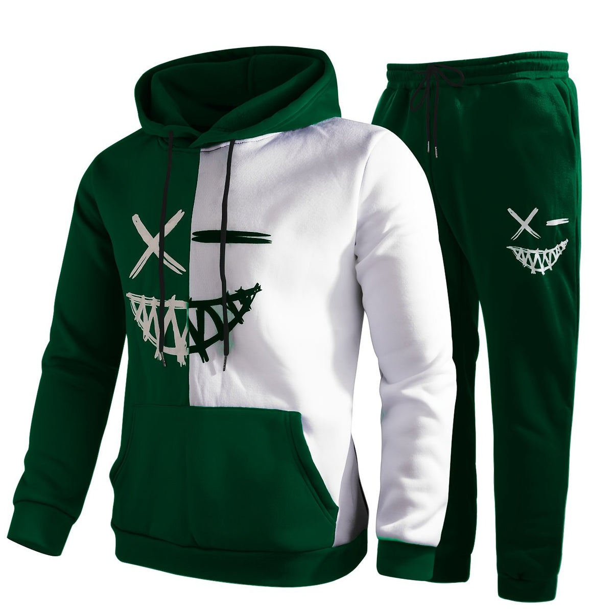 Tracksuit Set Hooded Top Matching Joggers