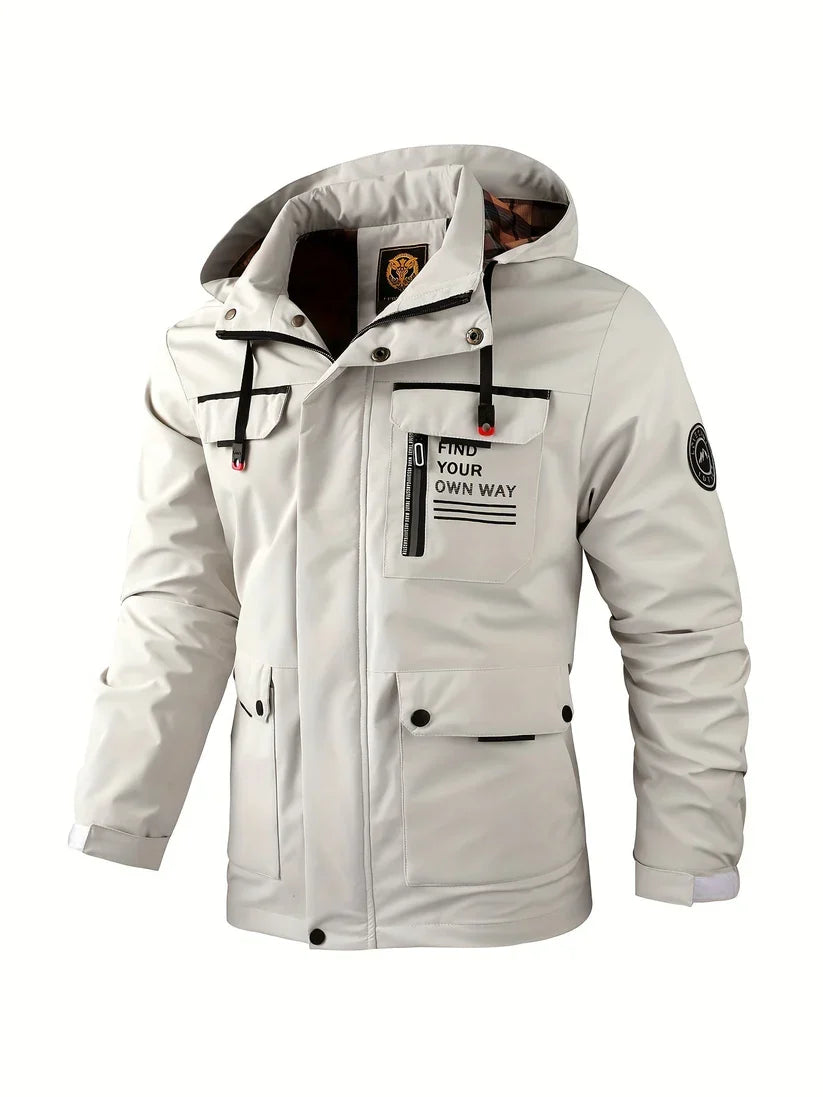 Winter Jacket Waterproof Insulated Adjustable Hood