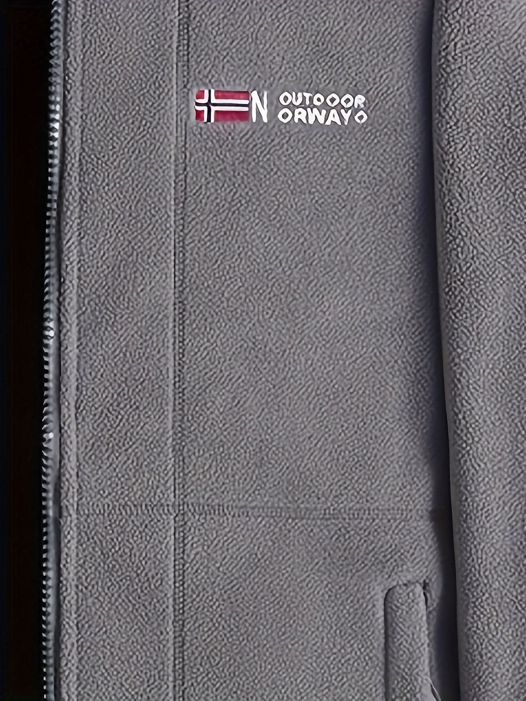 Fleece Jacket With High-Collar